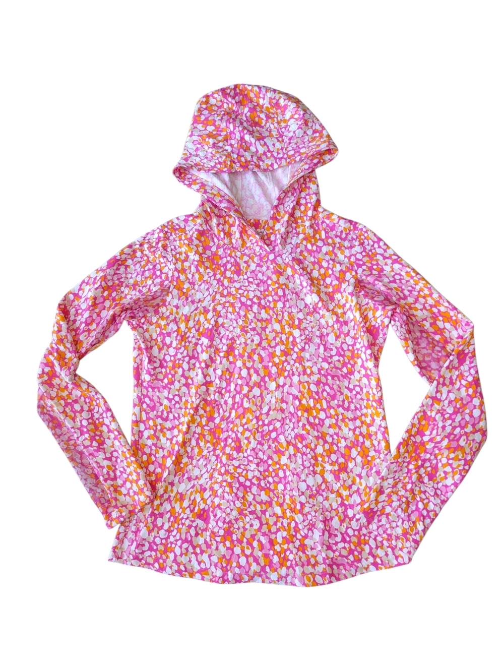 IBKUL Essential Women’s Long Sleeve Hoody Abstract Size Small